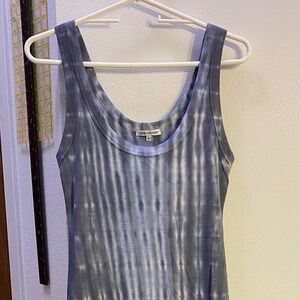 Cotton Citizen Verona MIDI Blue Tie Dye Dress M